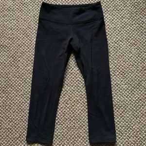 Black Cropped Lululemon Leggings